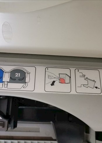 Gri HP Yazıcı ve Adaptör - Görsel 5