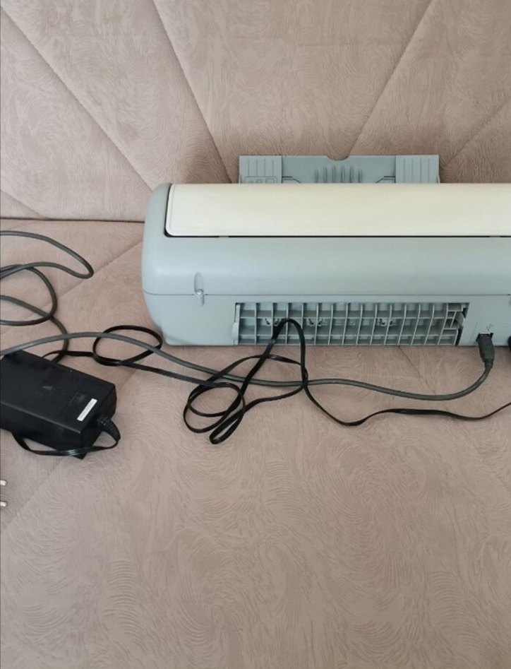 Gri HP Yazıcı ve Adaptör - Görsel 3