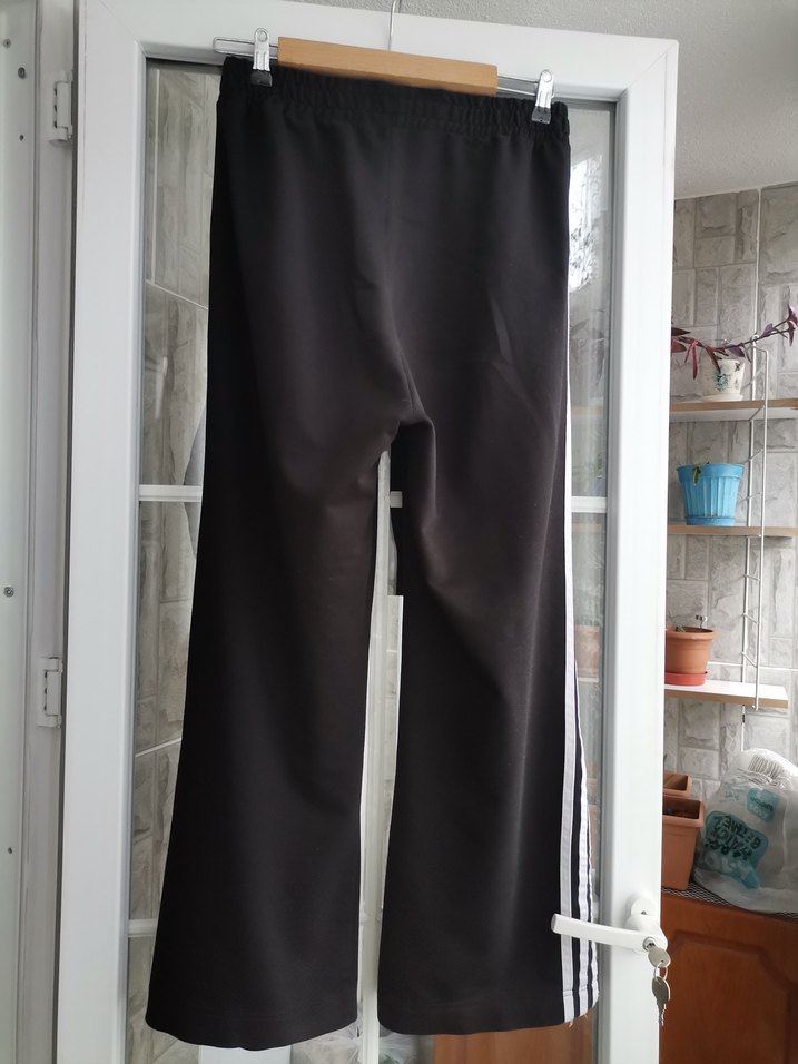 Siyah Çizgili Kadın Eşofman Altı - Görsel 2