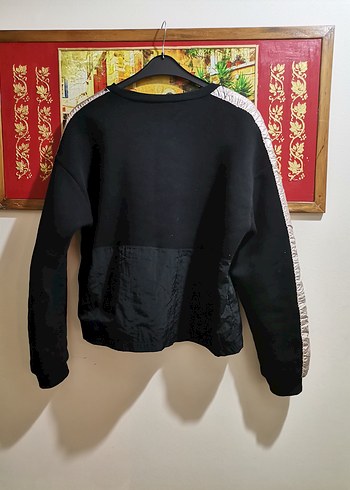 Kadın Siyah Uzun Kollu Sweatshirt - Görsel 2
