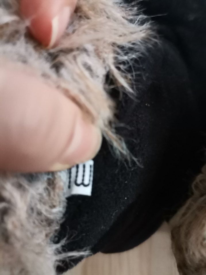 Siyah Erkek Peluş Ev Terliği - Görsel 4