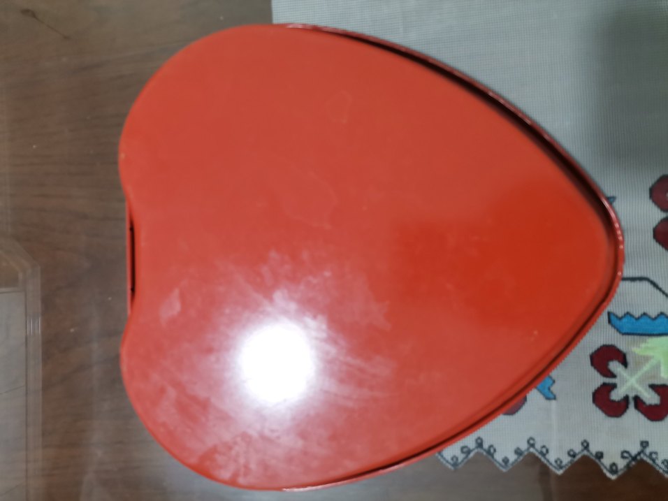 Parlak Bej Kalp Şekilli Kek Kalıbı - Görsel 3