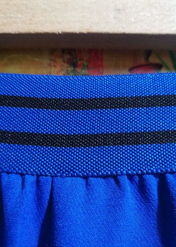 Nakışlı Mavi Bohem Salaş Pantolon - Görsel 6