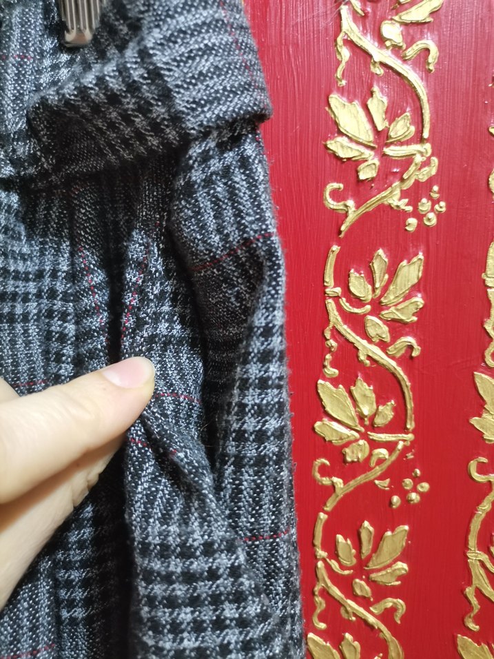 Kadın Gri Kuşaklı Midi Kumaş Pantolon - Görsel 4