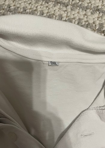 Beyaz Erkek Kısa Kollu Polo Tişört - Görsel 2