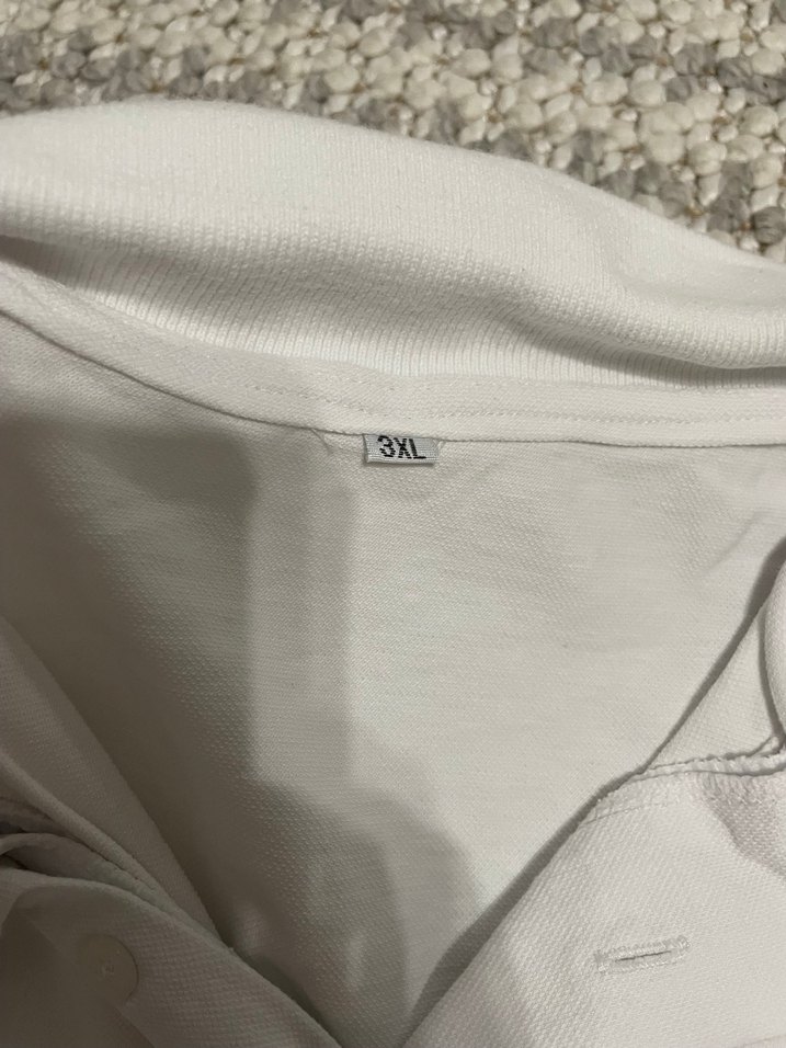 Beyaz Erkek Kısa Kollu Polo Tişört - Görsel 2