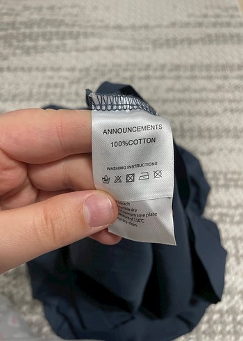 Düğmeli Kısa Kollu Mavi Polo Tişört - Görsel 2