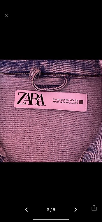 36 Beden Zara Kot Ceket