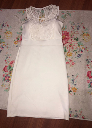 m Beden beyaz Renk Nikah elbisesi