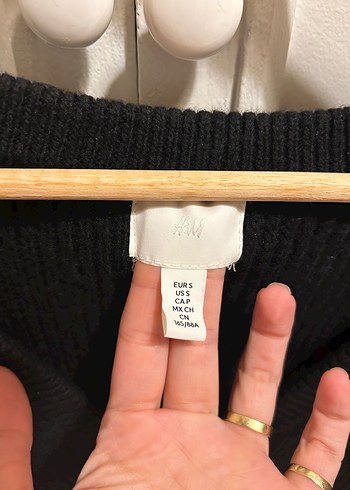 Siyah V Yaka Uzun Triko Elbise - Görsel 4