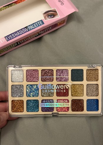 Renkli Parlak Simli Far Paleti - Görsel 3