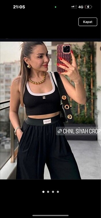 Chanel crop