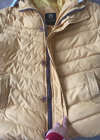 Sarı fermuarlı mont - Görsel 3