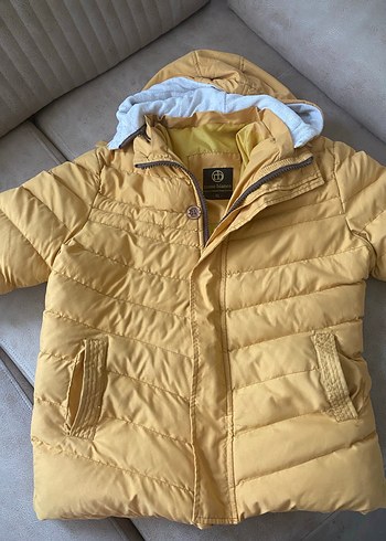 Sarı fermuarlı mont - Görsel 2