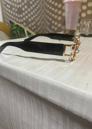 Kırmızı Vintage Kadın Güneş Gözlüğü - Görsel 4