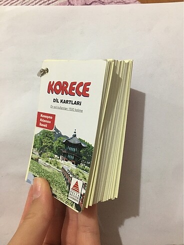  Beden Korece kelime kartları & korece gezi ve konuşma rehberi