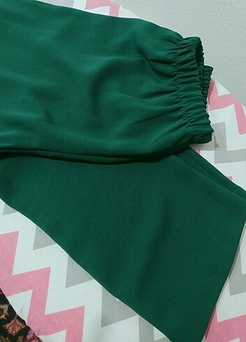 46 Beden yeşil Renk Bayan pantolon 