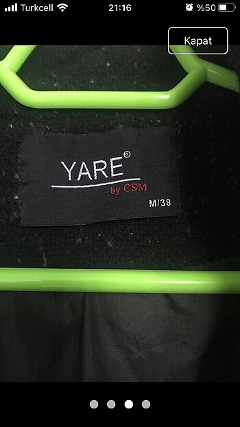 m Beden Kaşe kaban