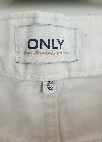 28 Beden Jean Beyaz Pantolon