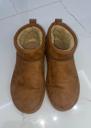 40 Beden Kahverengi ugg Kadın Bot