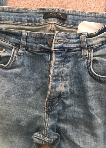 Gevşek Kesim Mavi Erkek Kot Pantolon - Görsel 2