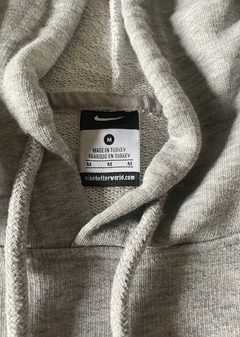 Nike Nike Gri Kapüşonlu Erkek Sweatshirt