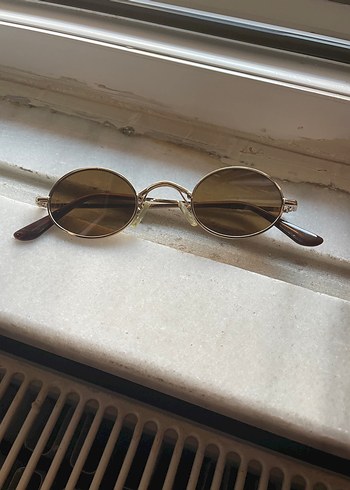 Şeffaf Bej Retro Kadın Güneş Gözlüğü