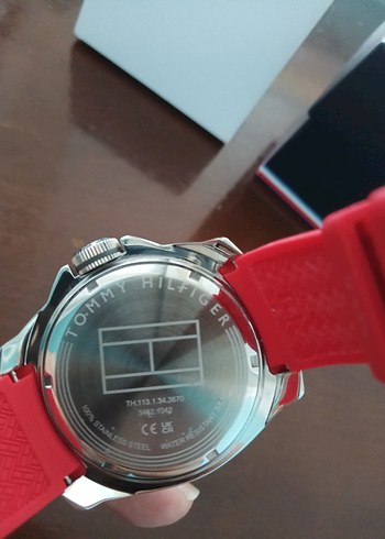 Beden kırmızı Renk Tommy Hilfiger Erkek Kırmızı Saat