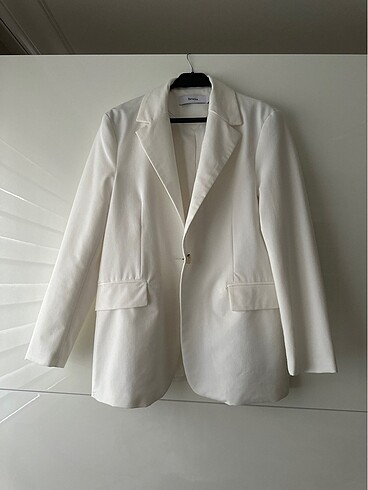 Ekru oversize blazer