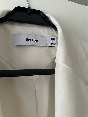 Bershka Ekru oversize blazer