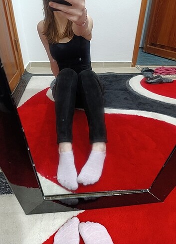26 Beden Yumuşak kumaş esnek pantalon 