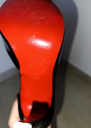 37 Beden Siyah Parlak Christian louboutin Stiletto Topuklu Kadın Ayakkabı