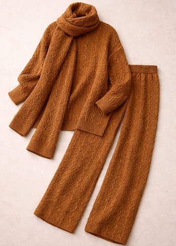 kışlık triko takım - Görsel 3