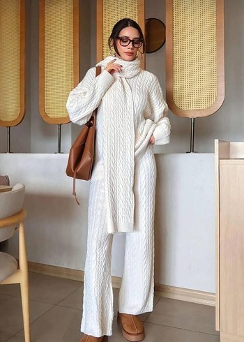 kışlık triko takım - Görsel 7