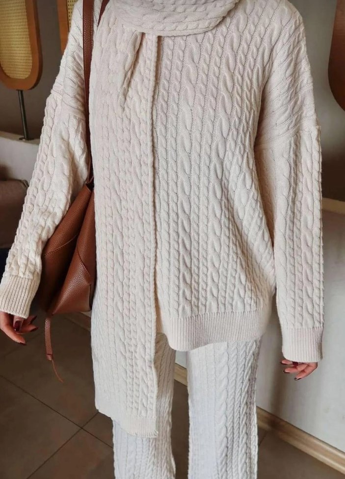 kışlık triko takım - Görsel 4