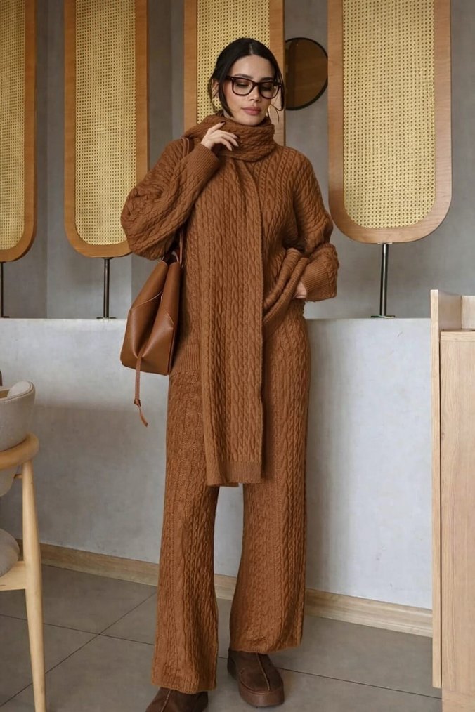 kışlık triko takım - Görsel 2