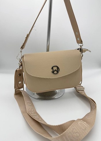 Beyaz Deri Kemer Detaylı Kadın Çanta - Görsel 2