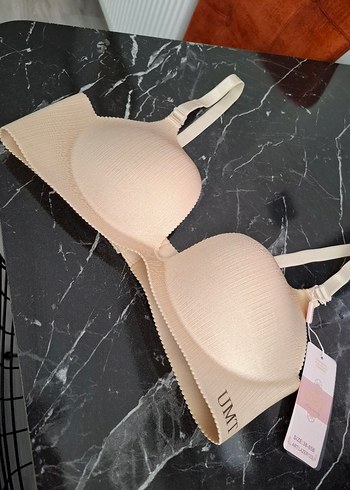 Minimalist Bej Dikişsiz Sütyen - Görsel 2