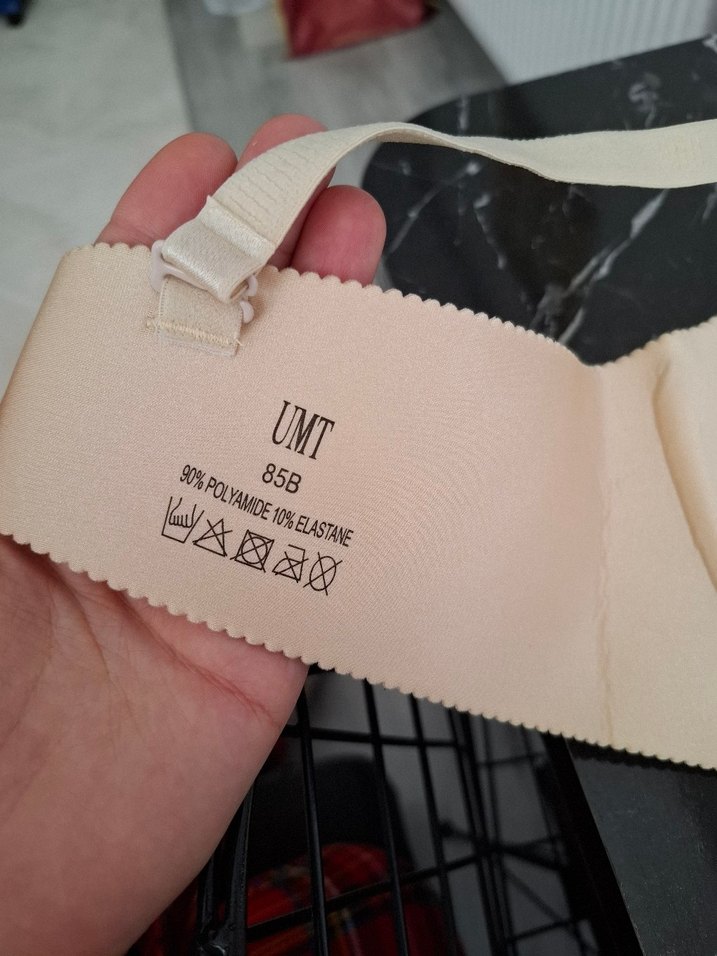 Minimalist Bej Dikişsiz Sütyen - Görsel 5