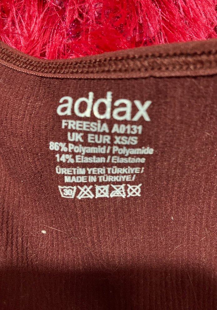 Bordo V Yakalı Kadın Crop Top - Görsel 3