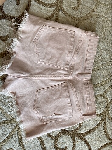 Toz pembe şort - Görsel 2
