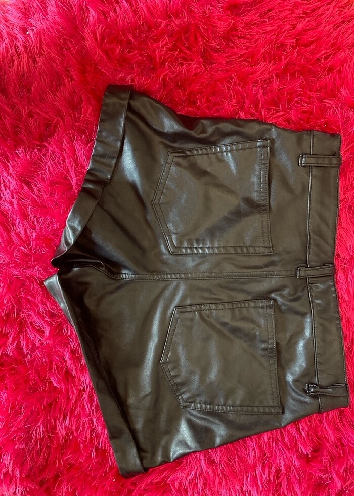 Deri şort - Görsel 2
