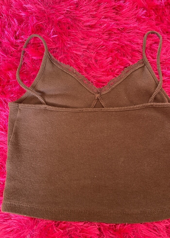 Dantelli crop - Görsel 3