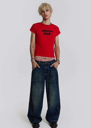 Jaded London baggy pantolon jean - Görsel 3