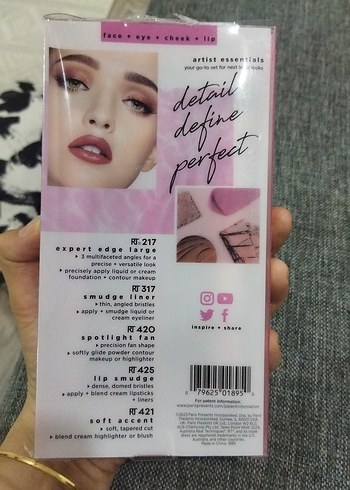 Beden Real Techniques Artist Essentials Makyaj Fırça Seti