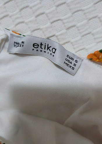s Beden Beyaz Çiçekli Uzun Kalem Elbise