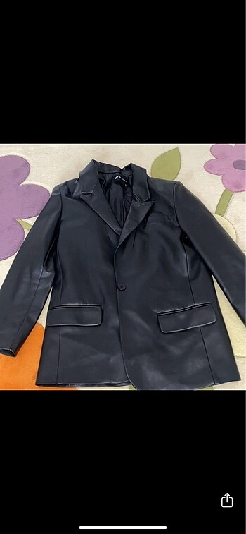 KUSURSUZ DERİ BLAZER CEKET