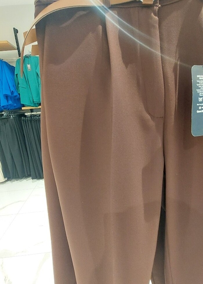 kemerli zarif pantolon  ozel uygun fiyatli kaliteli - Görsel 3