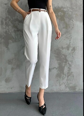 kemerli zarif pantolon bel 42 cm ?boy 93cm? basen 106 cm ?paca 1 - Görsel 5