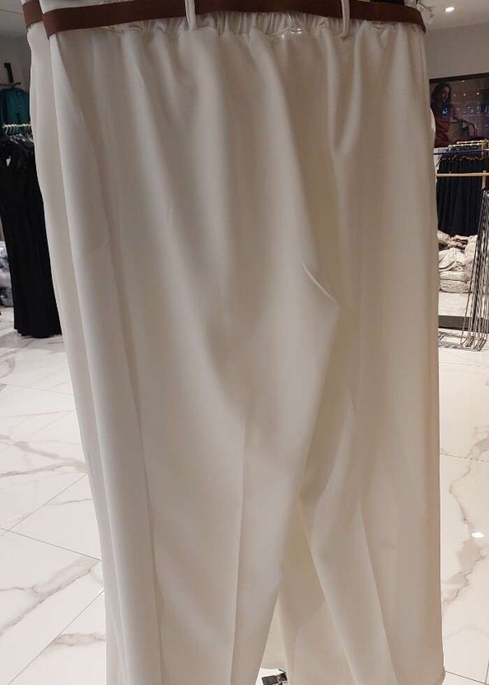 kemerli zarif pantolon bel 42 cm ?boy 93cm? basen 106 cm ?paca 1 - Görsel 3